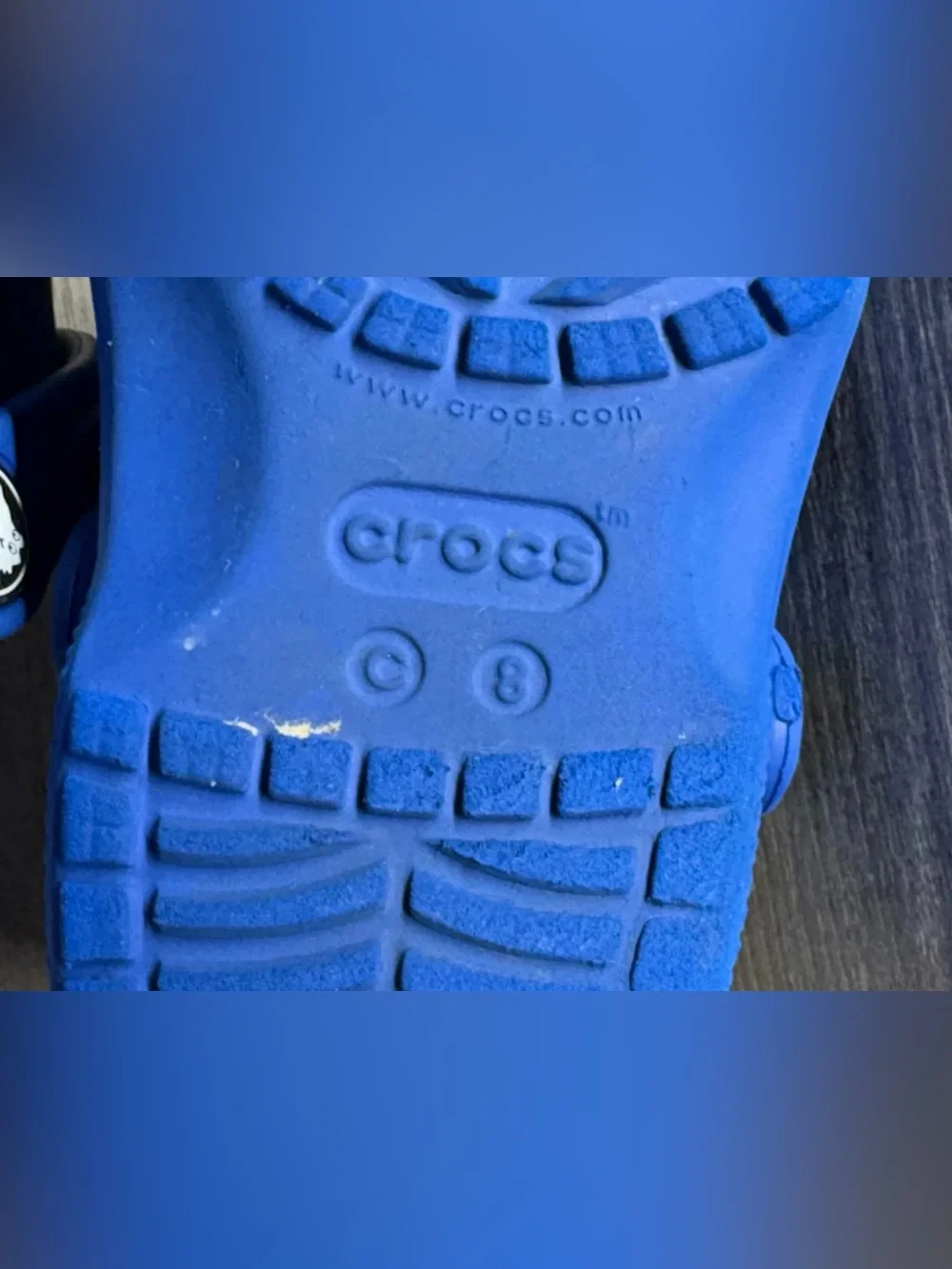 CROCS Classic Clog in Bright Blue for Kids
